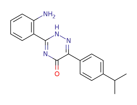 3-(2-aminophenyl)-6-(4-isopropylphenyl)-1,2,4-triazin-5(2H)-one