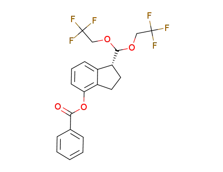 (R)-1-(bis(2,2,2-trifluoroethoxy)methyl)-2,3-dihydro-1H-inden-4-yl benzoate