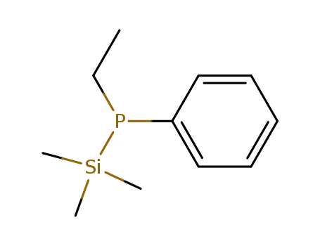 Molecular Structure of 59877-22-4 (Phosphine, ethylphenyl(trimethylsilyl)-)