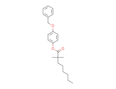 4-(benzyloxy)phenyl 2,2-dimethyloctanoate