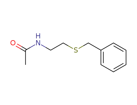 Molecular Structure of 60116-67-8 (Acetamide, N-[2-[(phenylmethyl)thio]ethyl]-)
