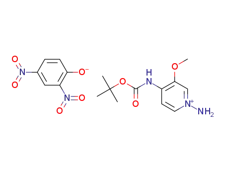 tert-butyl N-(1-amino-3-methoxy-pyridin-1-ium-4-yl)carbamate 2,4-dinitrophenolate salt