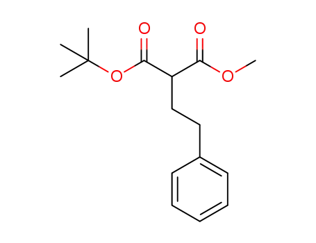 1-tert-butyl 3-methyl 2-(2-phenylethyl)malonate