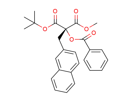 1-tert-butyl 3-methyl 2-benzoyloxy-2-naphthalen-2-ylmethylmalonate