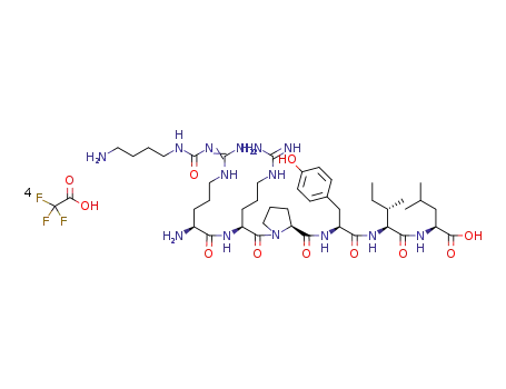 H-{Nω-[N-(4-aminobutyl)aminocarbonyl]}Arg-Arg-Pro-Tyr-Ile-Leu-OH tetrakis(hydrotrifluoroacetate)