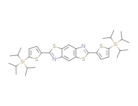 2,6-bis-(5-triisopropylsilanylthiophen-2-yl)-benzo[1,2-d;4,5-d']bisthiazole