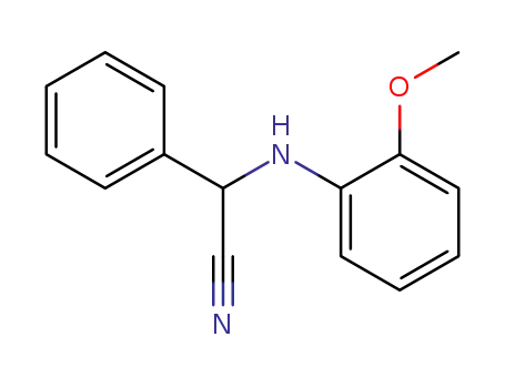 Benzeneacetonitrile, a-[(2-methoxyphenyl)amino]-