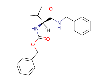 Carbamic acid,
[(1S)-2-methyl-1-[[(phenylmethyl)amino]carbonyl]propyl]-, phenylmethyl
ester