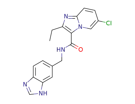 N-((1H-benzo[d]imidazol-6-yl)methyl)-6-chloro-2-ethylimidazo[1,2-a]pyridine-3-carboxamide