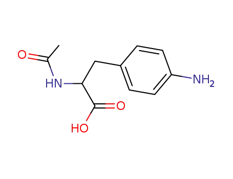 Molecular Structure of 68319-36-8 (Phenylalanine, N-acetyl-4-amino-)