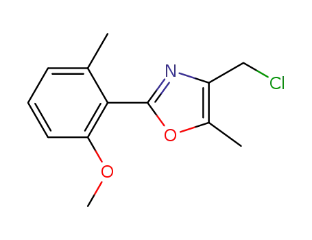 4-(chloromethyl)-5-methyl-2-(2-methoxy-6-methylphenyl)oxazole