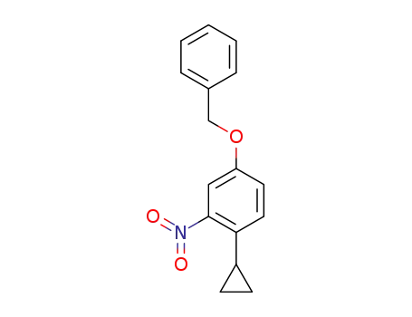 4-(benzyloxy)-1-cyclopropyl-2-nitrobenzene