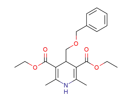 diethyl 4-((benzyloxy)methyl)-2,6-dimethyl-1,4-dihydropyridine-3,5-dicarboxylate