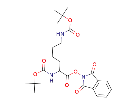 1,3-dioxoisoindolin-2-yl N2,N6-bis(tert-butoxycarbonyl)lysinate