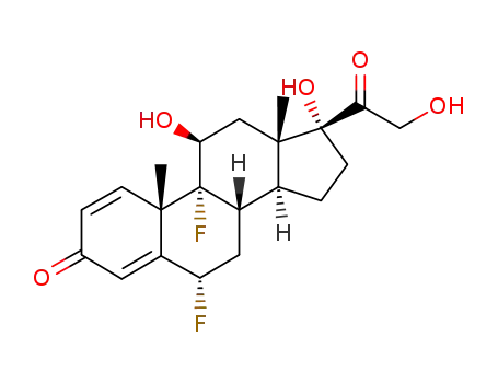 Molecular Structure of 806-29-1 (6-alpha-Fluoro-isoflupredone)