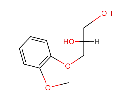 Molecular Structure of 93-14-1 (Guaifenesin)
