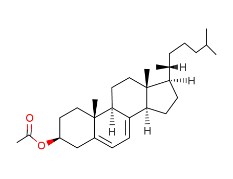 Molecular Structure of 1059-86-5 (7-DEHYDROCHOLESTEROL ACETATE)