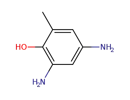 Molecular Structure of 15872-73-8 (2,4-Diamino-6-methylphenol)