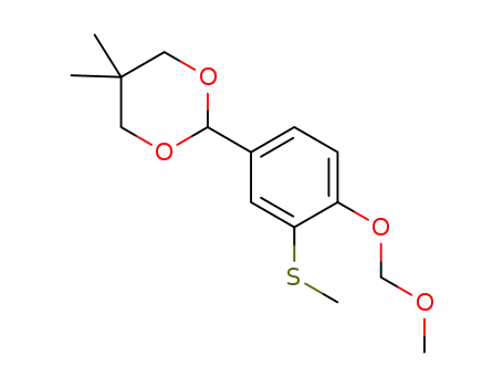 2-(4-(methoxymethoxy)-3-(methylthio)phenyl)-5,5-dimethyl-1,3-dioxane
