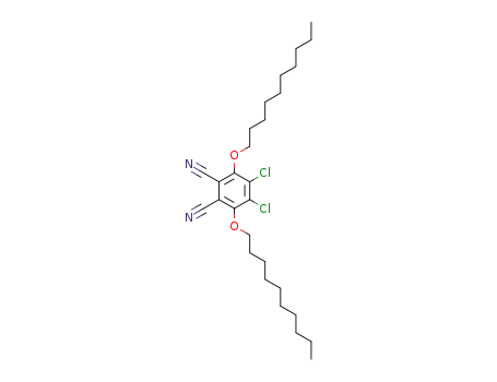 4,5-dichloro-3,6-didecyloxyphthalonitrile
