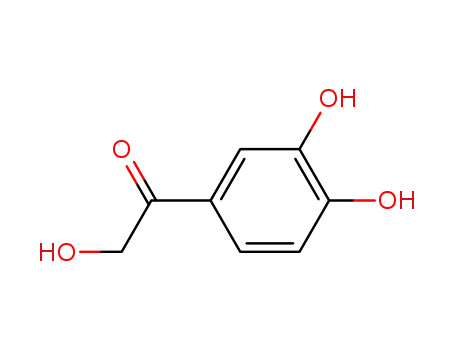 Molecular Structure of 29477-54-1 (Ethanone,1-(3,4-dihydroxyphenyl)-2-hydroxy-)