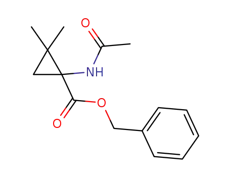 (±)-benzyl 1-acetamido-2,2-dimethylcyclopropane-1-carboxylate
