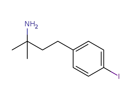 4-(4-iodophenyl)-2-methylbutan-2-amine
