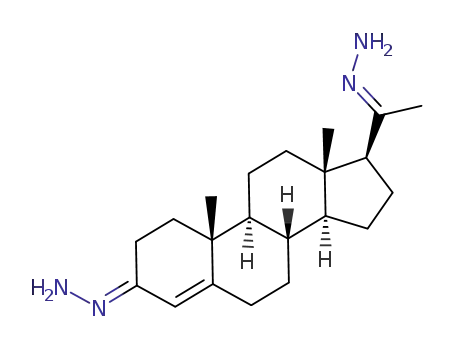 (E)-(1-((E)-3-hydrazono-10,13-dimethyl-2,3,6,7,8,9,10,11,12,13,14,15,16,17-tetradecahydro-1H-cyclopenta[a]phenanthren-17-yl)ethylidene)hydrazine