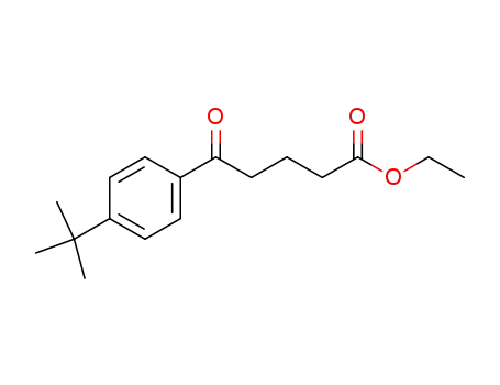 Molecular Structure of 101577-33-7 (ETHYL 5-(4-T-BUTYLPHENYL)-5-OXOVALERATE)