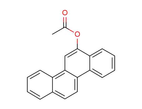 Molecular Structure of 7499-59-4 (chrysen-6-yl acetate)