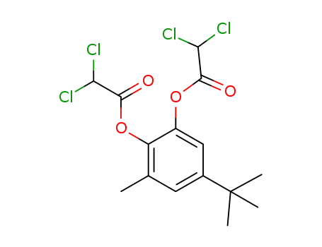5-(tert-butyl)-3-methyl-1,2-phenylene bis(2,2-dichloroacetate)