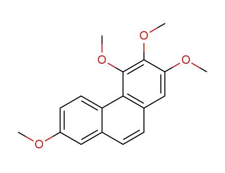 Molecular Structure of 97399-69-4 (Phenanthrene, 2,3,4,7-tetramethoxy-)
