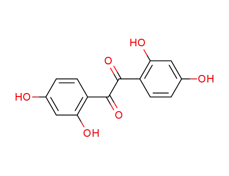 Molecular Structure of 5394-98-9 (1,2-bis(2,4-dihydroxyphenyl)ethane-1,2-dione)