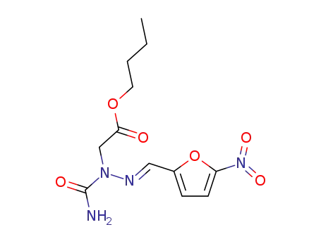 3-(5-nitro-furfurylidenamino)-hydantoic acid butyl ester