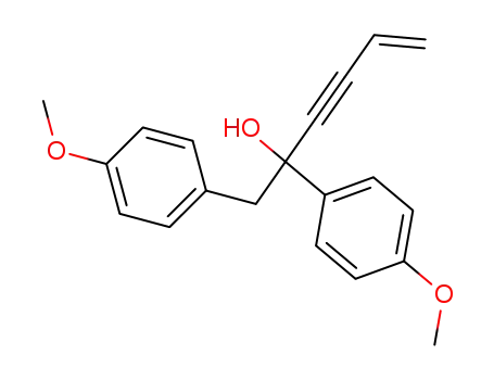 1,2-bis-(4-methoxy-phenyl)-hex-5-en-3-yn-2-ol