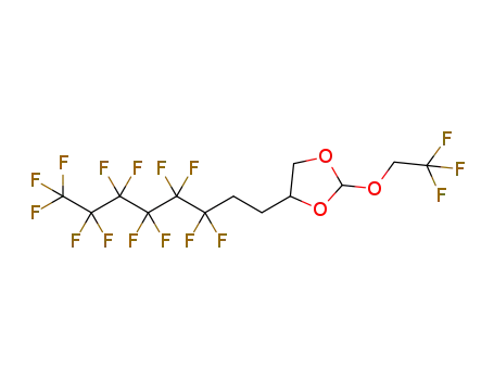 4-(3,3,4,4,5,5,6,6,7,7,8,8,8-tridecafluorooctyl)-2-(2,2,2-trifluoroethoxy)-1,3-dioxolane