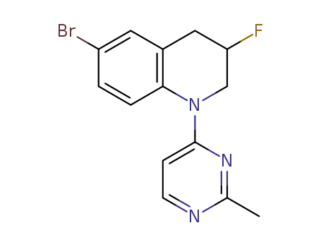 6-bromo-3-fluoro-1-(2-methylpyrimidin-4-yl)-1,2,3,4-tetrahydroquinoline