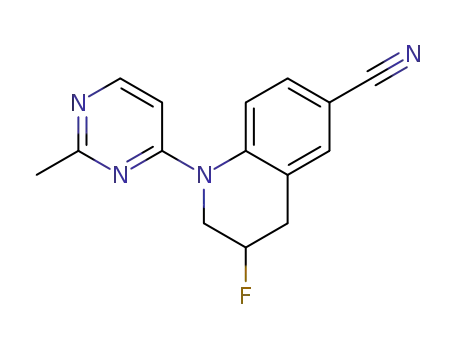 3-fluoro-1-(2-methylpyrimidin-4-yl)-1,2,3,4-tetrahydroquinoline-6-carbonitrile