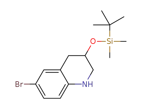 6-bromo-3-((tert-butyldimethylsilyl)oxy)-1,2,3,4-tetrahydroquinoline