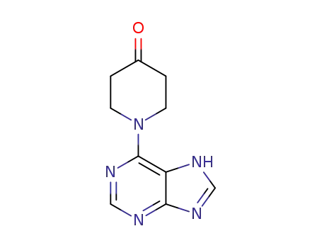 1-(purin-6-yl)piperidin-4-one