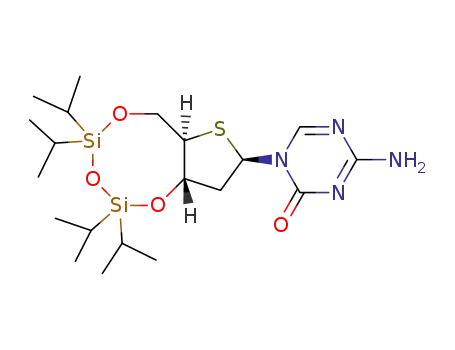 4-amino-1-((6aR,8R,9aS)-2,2,4,4-tetraisopropyltetrahydro-6H-thieno[3,2-f][1,3,5,2,4]trioxadisilocin-8-yl)-1,3,5-triazin-2(1H)-one