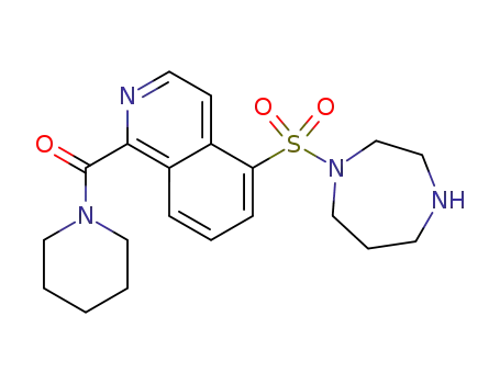 (5-((1,4-diazepan-1-yl)sulfonyl)isoquinoline-1-yl)(piperidin-1-yl)methanone