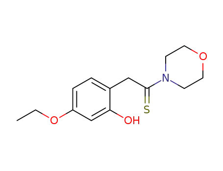 2-(4-ethoxy-2-hydroxyphenyl)-1-morpholinoethanethione