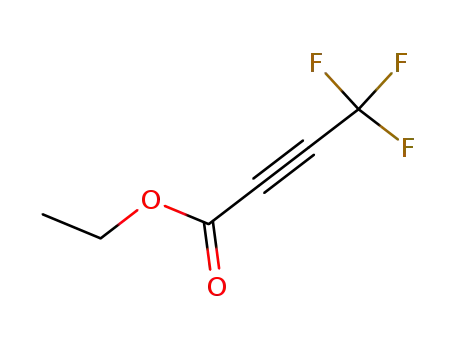 Molecular Structure of 79424-03-6 (ETHYL 4,4,4-TRIFLUORO-2-BUTYNOATE)