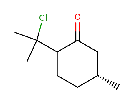 (5R)-2-(1-Chloro-1-methylethyl)-5-methylcyclohexanone