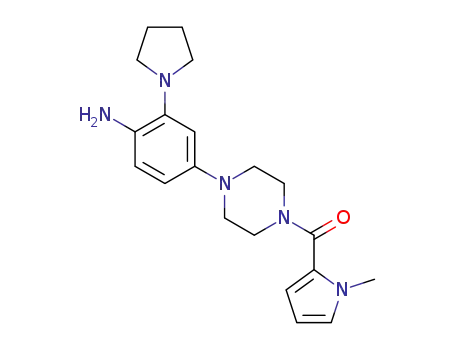 1-[4-(4-amino-3-(pyrrolidin-1-yl)phenyl)piperazin-1-yl](1-methyl-1H-pyrrol-2-yl)methanone