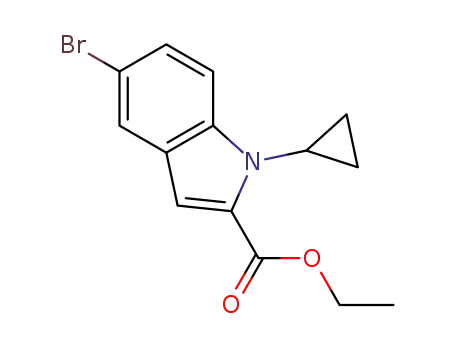 ethyl 5-bromo-1-cyclopropyl-1H-indole-2-carboxylate