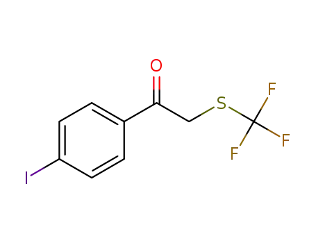 1-(4-iodophenyl)-2-((trifluoromethyl)thio)ethanone