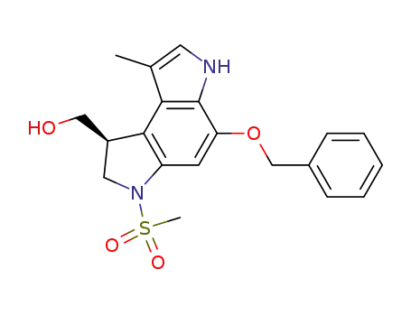 ((S)-5-Benzyloxy-3-methanesulfonyl-8-methyl-1,2,3,6-tetrahydro-pyrrolo[3,2-e]indol-1-yl)-methanol
