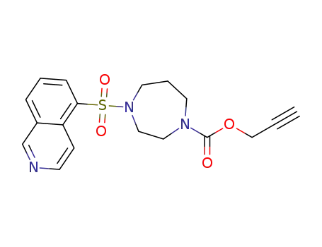 prop-2-yn-1-yl 4-(isoquinolin-5-ylsulfonyl)-1,4-diazepane-1-carboxylate